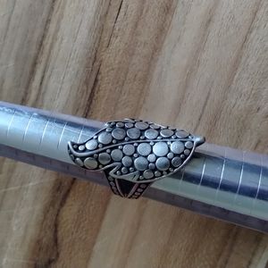 John Hardy Ayu Leaf Dot Ring